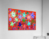 Abstract Colourful Floral Display Acrylic Print