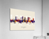 Fort Worth Texas Skyline Acrylic Print