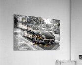 2017 Black Porsche 911 X 1 Acrylic Print