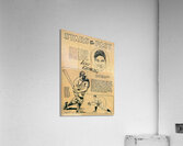 Lou Gehrig Cartoon Art Acrylic Print