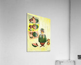 1962 Yogi Bear and Boo Bear Watermelon Art Acrylic Print