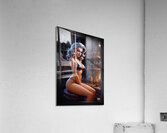 I Know Something About Chemistry Says A Captivating Sensual Pin Up Girl In Lingerie Gorgeous AI Concept Art by Xzendor7 Acrylic Print