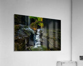 Watkins Glen Gorge Rainbow Falls overlook Acrylic Print