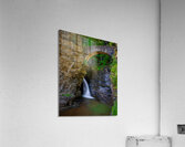 Watkins Glen Suspension Bridge cascade Acrylic Print