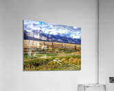 Mormon Desert Ranch Mountain Storms Acrylic Print