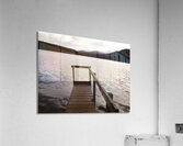  Loch an Eilein Jetty in the Scottish Highlands Impressionistic Version Acrylic Print