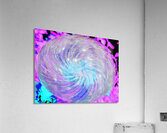 Abstract Swirling Dynamic Dandelion Acrylic Print