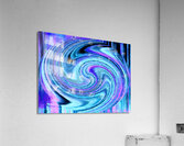 Abstract Swirling Blue Lochan Water Reflections  Acrylic Print