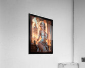 A Sensual Exquisite Baroque Portrait Of A Regal Beauty In Lingerie Mesmerizing AI Concept Art by Xzendor7 Acrylic Print