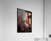 An Enchanting And Elegant Victorian Beauty In A Classic Corset Mesmerizing AI Concept Art by Xzendor7 Acrylic Print
