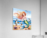 The Mermaid Acrylic Print