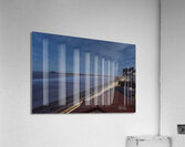 Pier Light Trails Acrylic Print