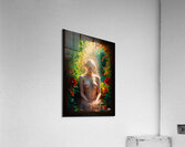 The Chaste Susanna Bathing In A Secluded Garden Mesmerizing AI Concept Art by Xzendor7 Acrylic Print