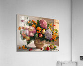  The vase table apples - cherries oranges  Acrylic Print