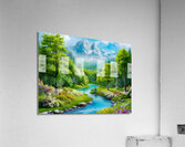  The tranquil landscape  - picturesque. Acrylic Print