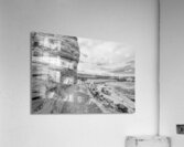 Delicate Arch Narrow Path Grayscale Acrylic Print