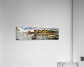 Honfleur Sunset Harbor Panorama Acrylic Print