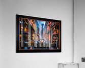 Midnight Cougar Futuristic Cyberpunk Sports Coupe Mesmerizing AI Concept Art by Xzendor7  Acrylic Print