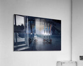 Brussels Stock Exchange and Scooters Reflection Acrylic Print