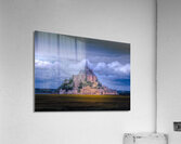 Mont St. Michel Sunset Panorama Acrylic Print