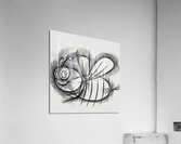 bee pencil sketch 240805  Acrylic Print