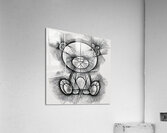bear pencil sketch 240804  Acrylic Print