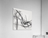 shoe1 pencil sketch 240806  Acrylic Print