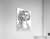 female face pencil 2408204  Acrylic Print