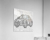 ArtX 02 automobile-sketch-charcoal  Acrylic Print