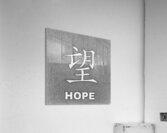 chinese hope charcoal 2408250  Acrylic Print