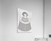 female sketch 2408223  Acrylic Print