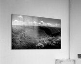 Grandview Overlook in Black and White Acrylic Print