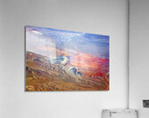 Fly Over Nevada Red Rock Canyon and White Domes Trail - Nevada 07 Acrylic Print