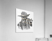 yoda sketch charcoal 2408247  Acrylic Print