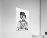 boy sketch charcoal 2408236 Acrylic Print