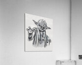 yoda sketch enh rot 2408251  Acrylic Print