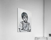 boy sketch real 2408237  Acrylic Print