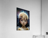 Cute Whimsical Kawaii Cosmic Child Angel Painting Acrylic Print