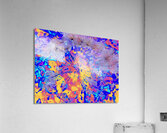 Vibrant Abstract Dandelion Seeds   Acrylic Print