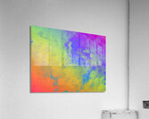  Rainbow Abstraction  Acrylic Print