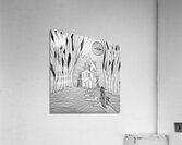 ArtX 12 abandoned house child walking  Acrylic Print