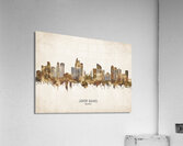 Johor Bahru Malaysia Cityscape Vintage Acrylic Print