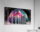 Black Cat of a futuristic Egypt  Acrylic Print