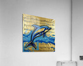 Gold Dolphin 2 2024 08 29 15 40 23 Acrylic Print