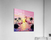 Flamingo Gathering 2024 09 02 10 14 26 Acrylic Print