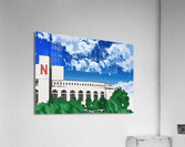 1980s Nebraska Football Stadium Art Remix Acrylic Print