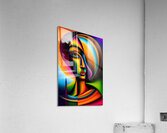 Abstract drawing of a sad woman1 Acrylic Print