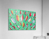 Abstract Bright Neurographic Art  Acrylic Print