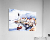 Warm Harbor with Lighthouse - GIA2401-0371-WAT Acrylic Print
