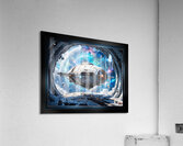 The Spacecraft Cripisin Docked at Heritan Station Awe-Inspiring AI Concept Art by Xzendor7 Acrylic Print